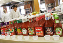 A sampling of ketchup